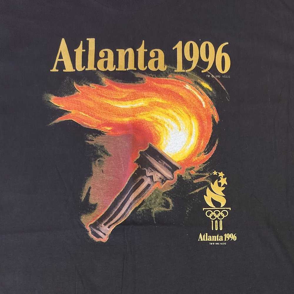 Vintage Atlanta 1996 Olympics T Shirt XL Champion… - image 2