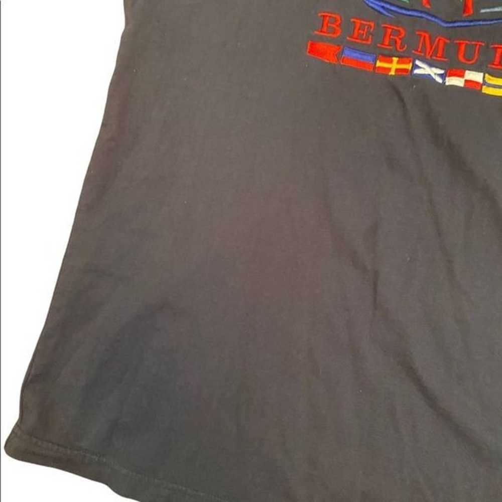 Vintage Davidson Bermuda 100% Cotton T-shirt size… - image 7