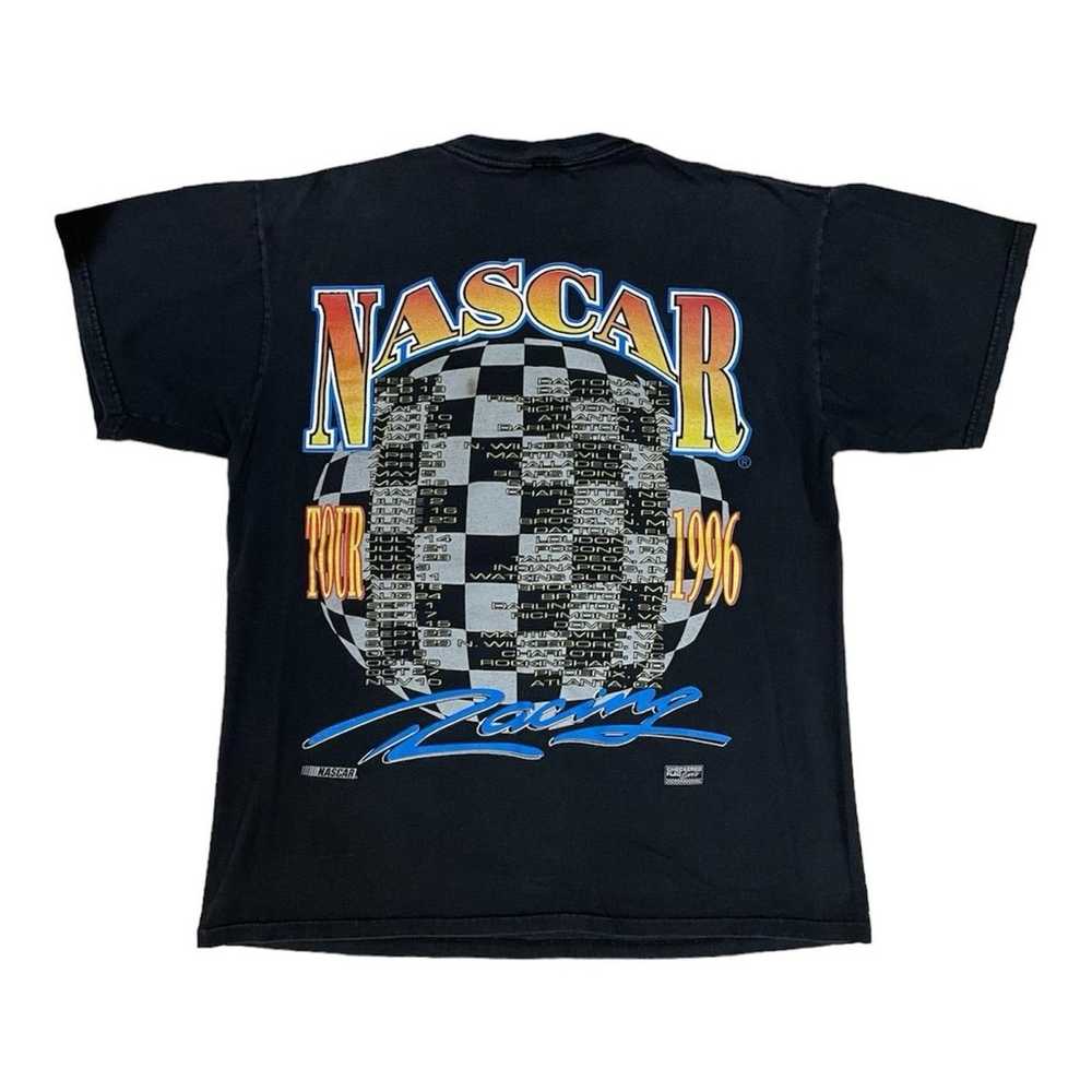 Vintage 1996 nascar tour shirt size L - image 2