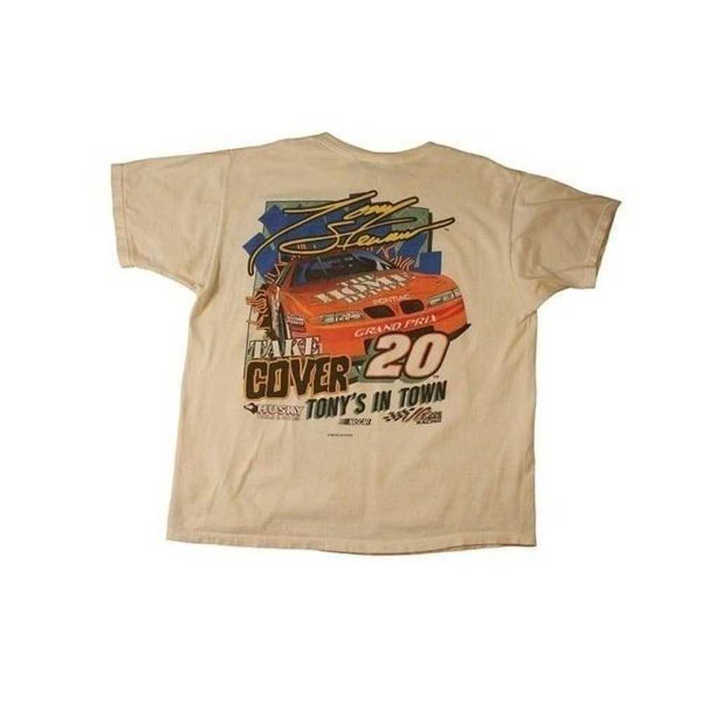 Vintage Tony Stewart Racer Tee Shirt Pullover Siz… - image 2
