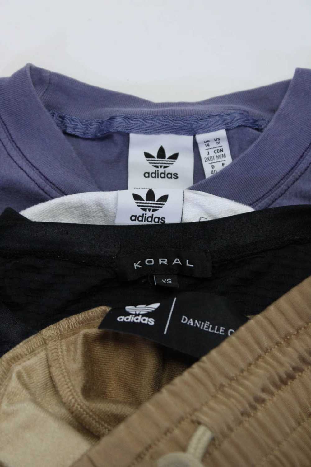 Adidas Koral Womens Cotton Cropped T-Shirt Top Pu… - image 3