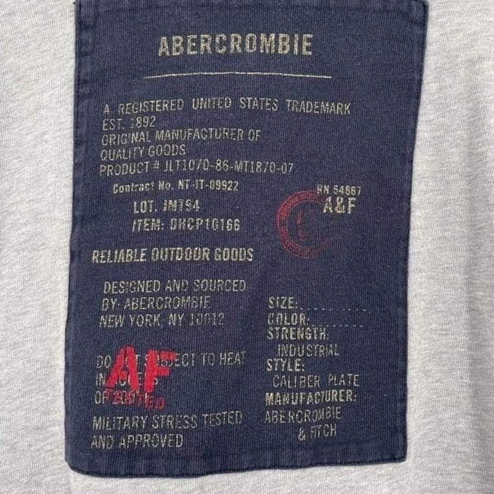 Vintage Abercrombie & Fitch Men's Crew Neck Long … - image 3