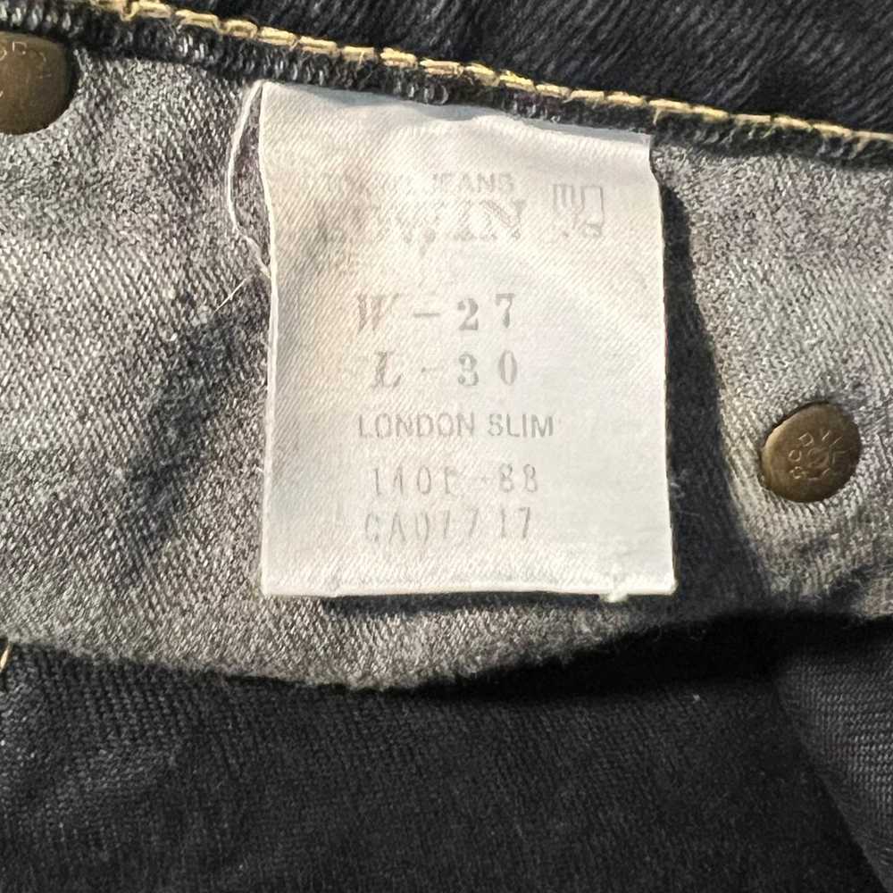 Vintage 90s EDWIN London Slim Mens Jeans Size 27 … - image 4