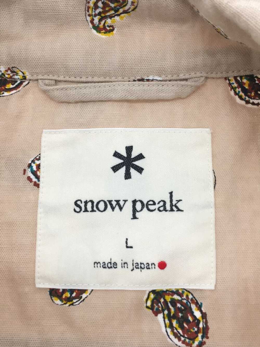 Men's Snow Peak Og Cotton Poplin Paisley Shirt/L/… - image 3