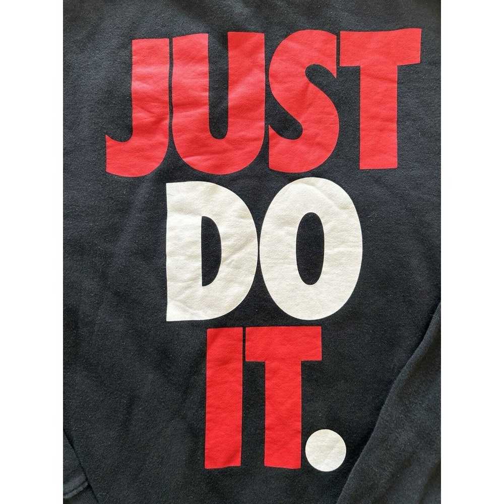 Nike Sweatshirt Just Do It Crewneck Large Black T… - image 2