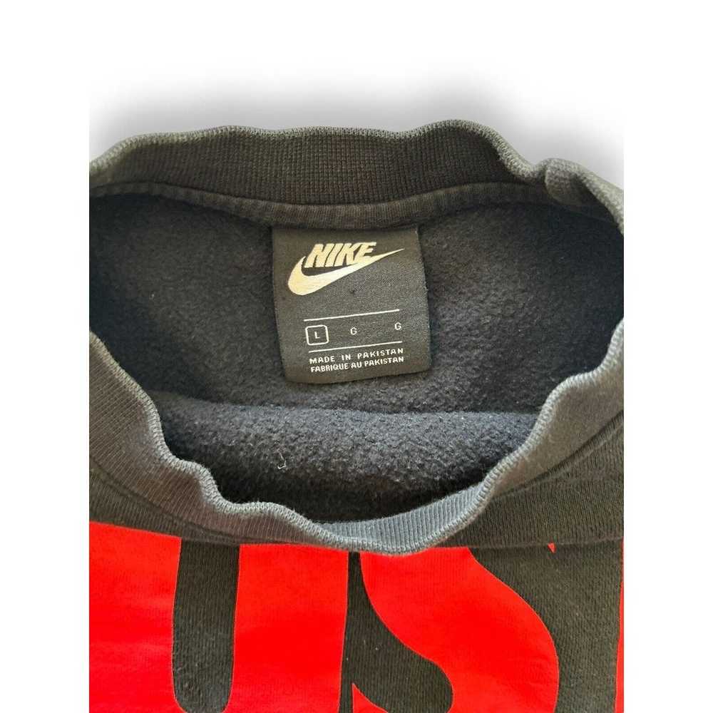 Nike Sweatshirt Just Do It Crewneck Large Black T… - image 4
