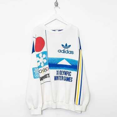 Vintage adidas Japan Sapporo 72 Olympic jogger sweat … - Gem