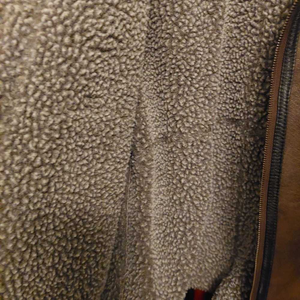 Leather Jacket Aviator style - image 5