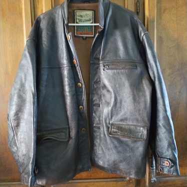 Vintage Luis Alvear Arbitro leather jacket