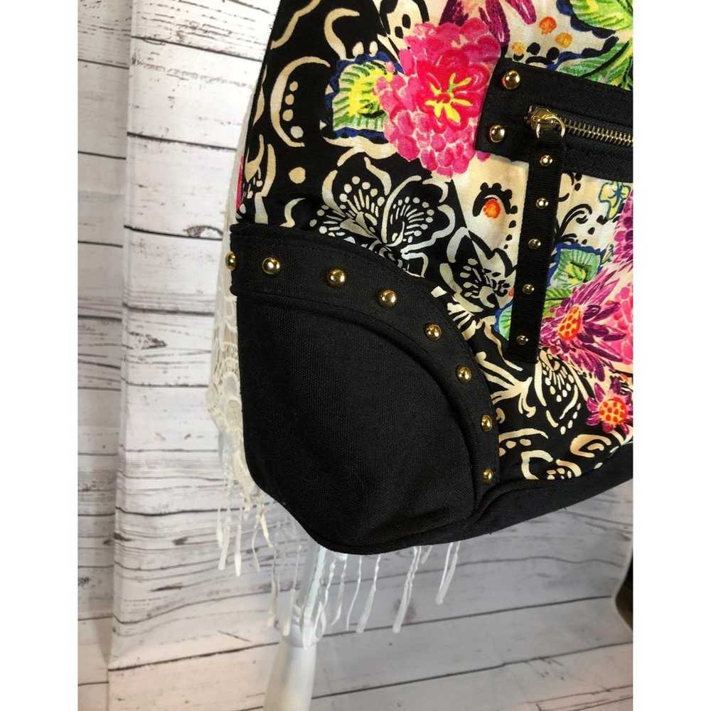 Weekend Traffic bright floral shoulder bag - image 4