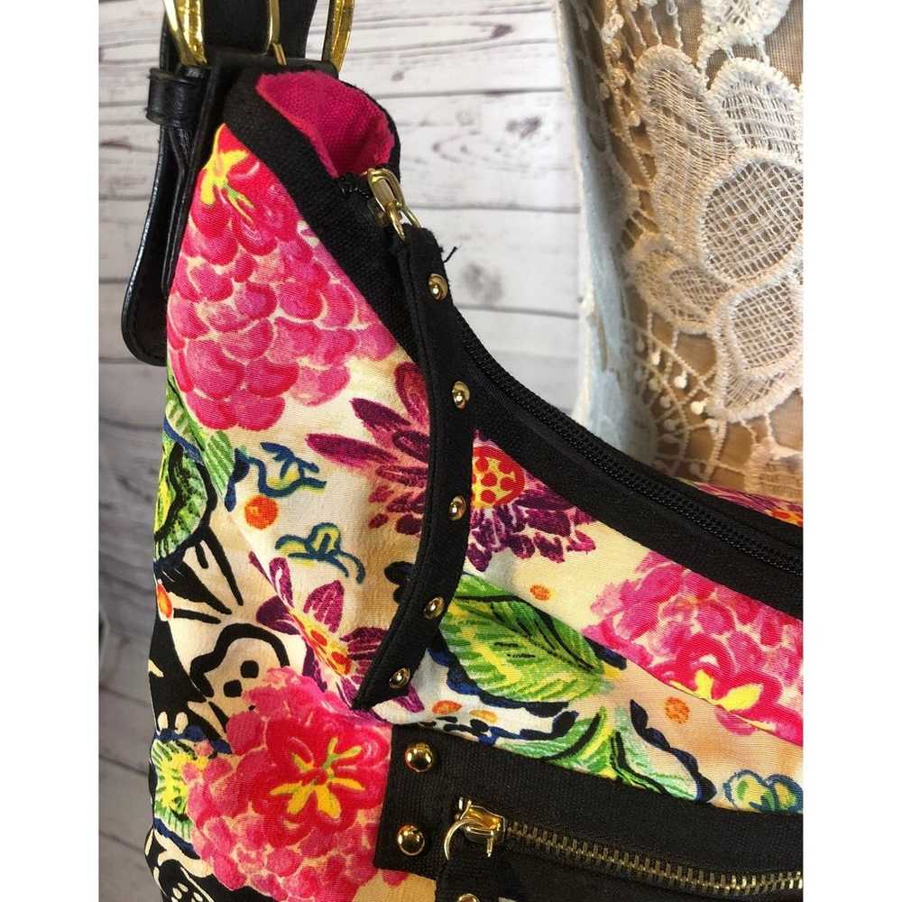 Weekend Traffic bright floral shoulder bag - image 6