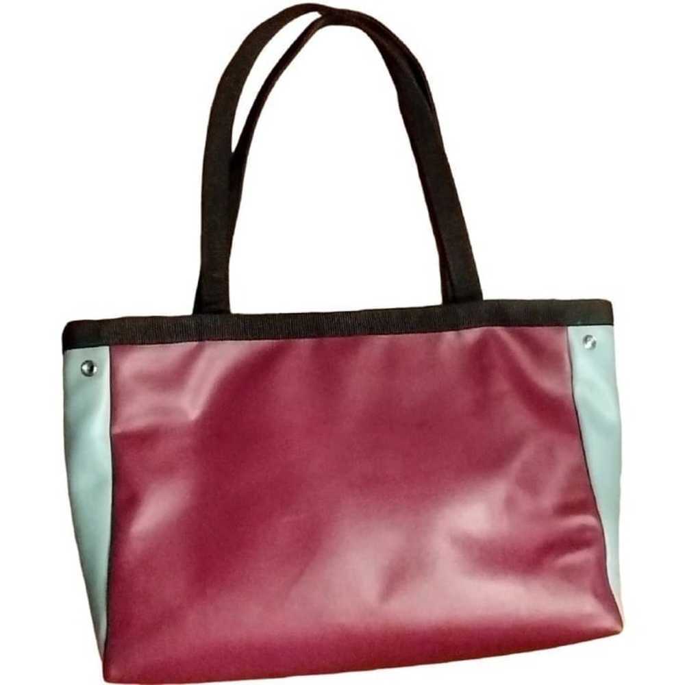 Holly Aiken "Turbo" Large Side Snap Tote, Plum/Te… - image 2