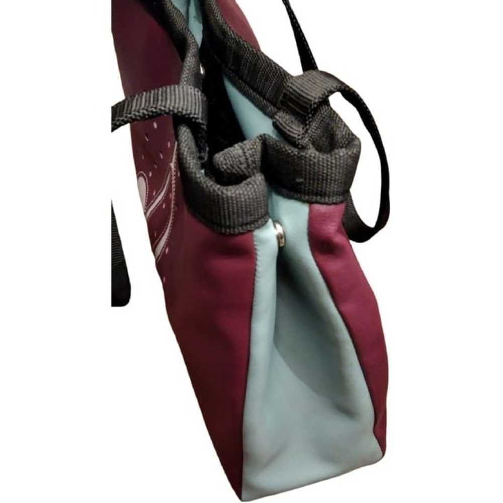 Holly Aiken "Turbo" Large Side Snap Tote, Plum/Te… - image 3