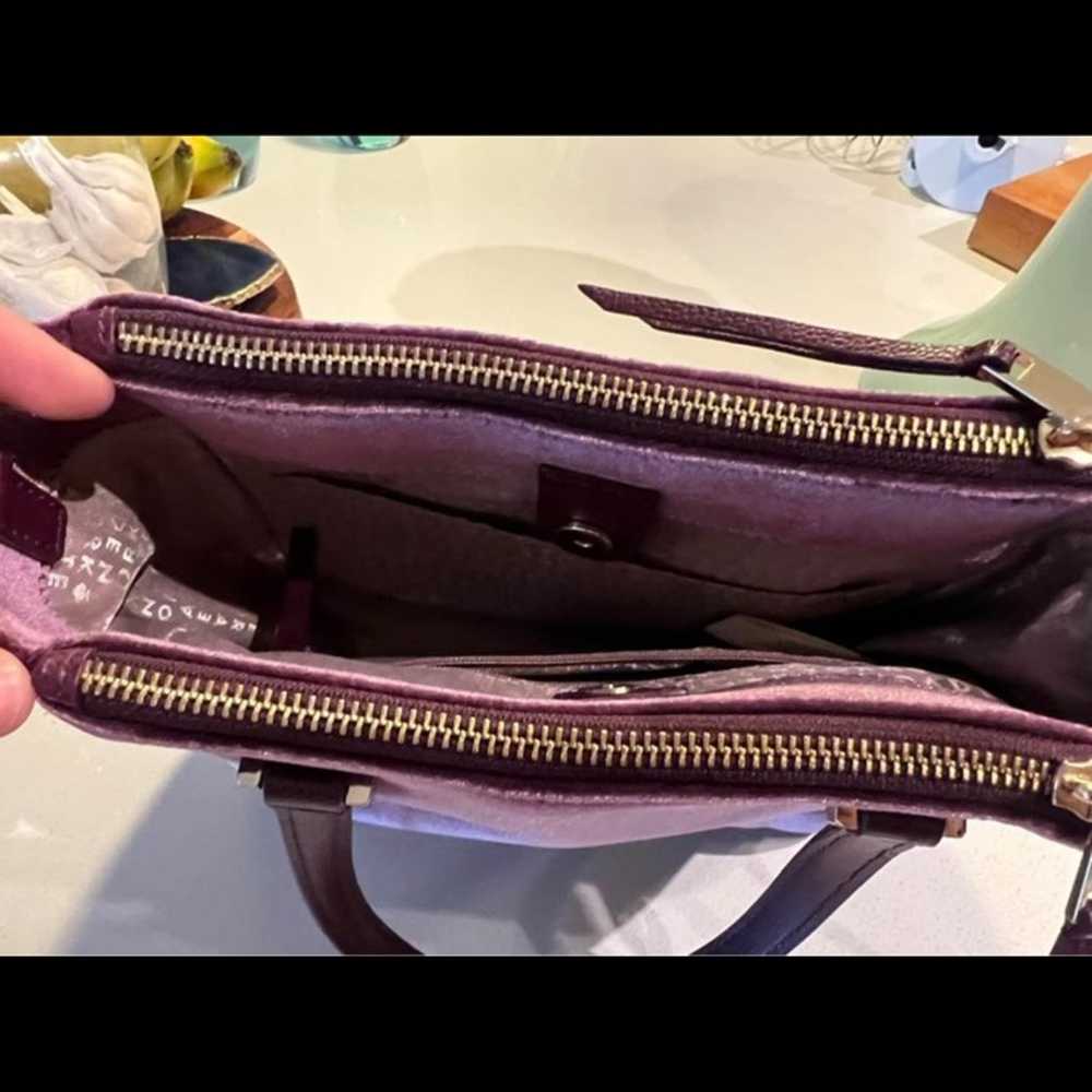 Kate Spade purple velvet purse - image 3