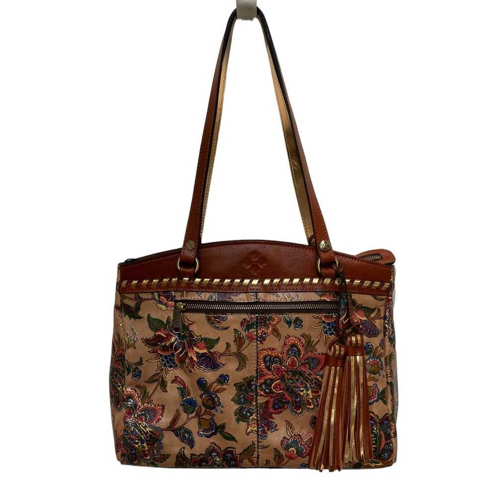 Patricia Nash Purse Poppy Multicolored Handbag Le… - image 1