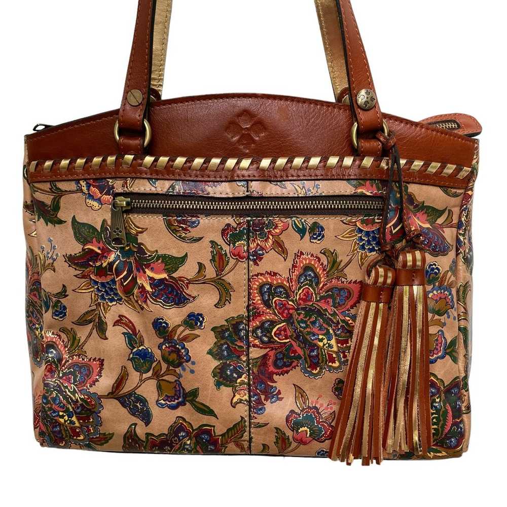 Patricia Nash Purse Poppy Multicolored Handbag Le… - image 3