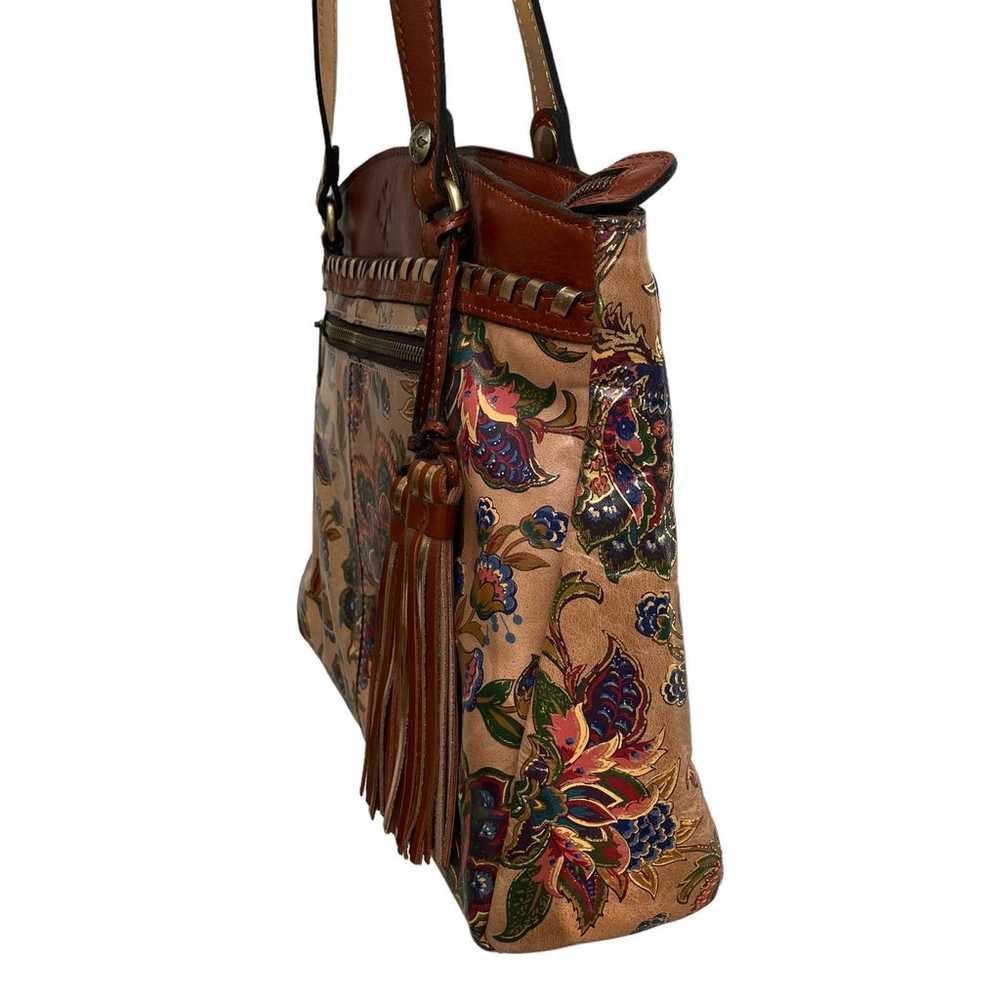 Patricia Nash Purse Poppy Multicolored Handbag Le… - image 7