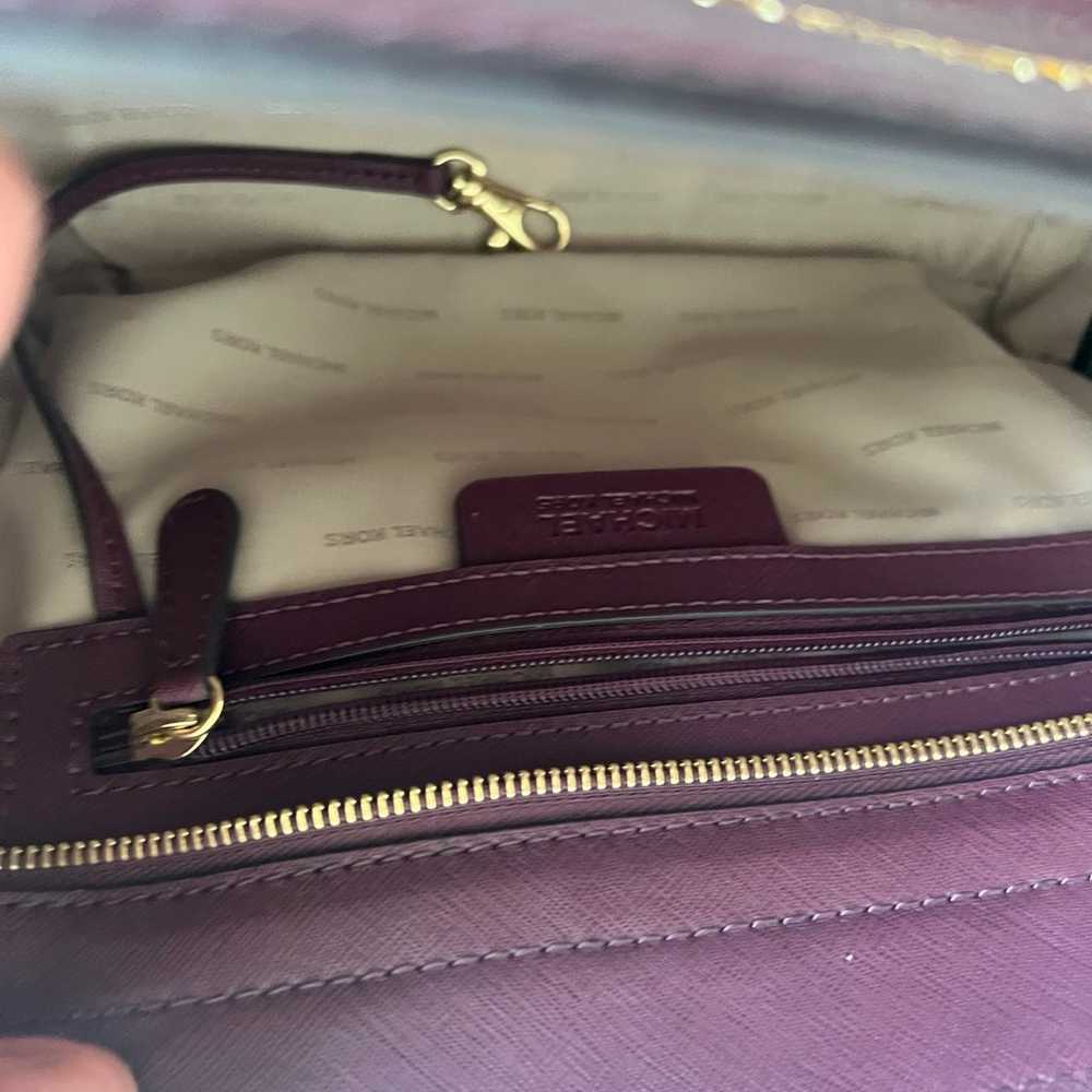 Michael Kors Selma medium top zip satchel purse - image 5