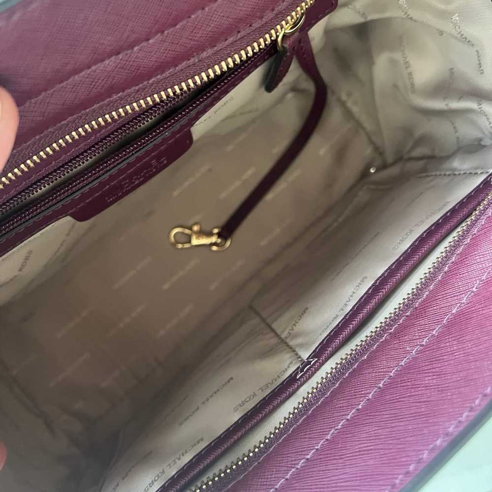 Michael Kors Selma medium top zip satchel purse - image 6