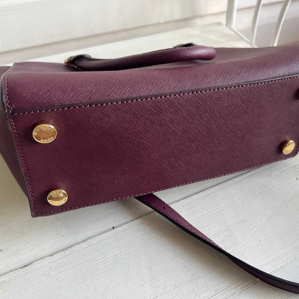 Michael Kors Selma medium top zip satchel purse - image 7