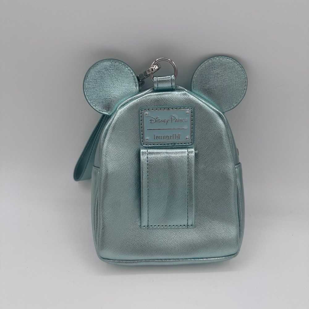 Loungefly Disney Parks Minnie Mouse Arendale Aqua… - image 2