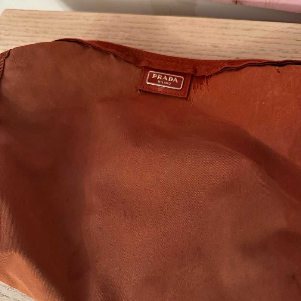 Prada nylon cosmetic bag maroon Authentic - image 8