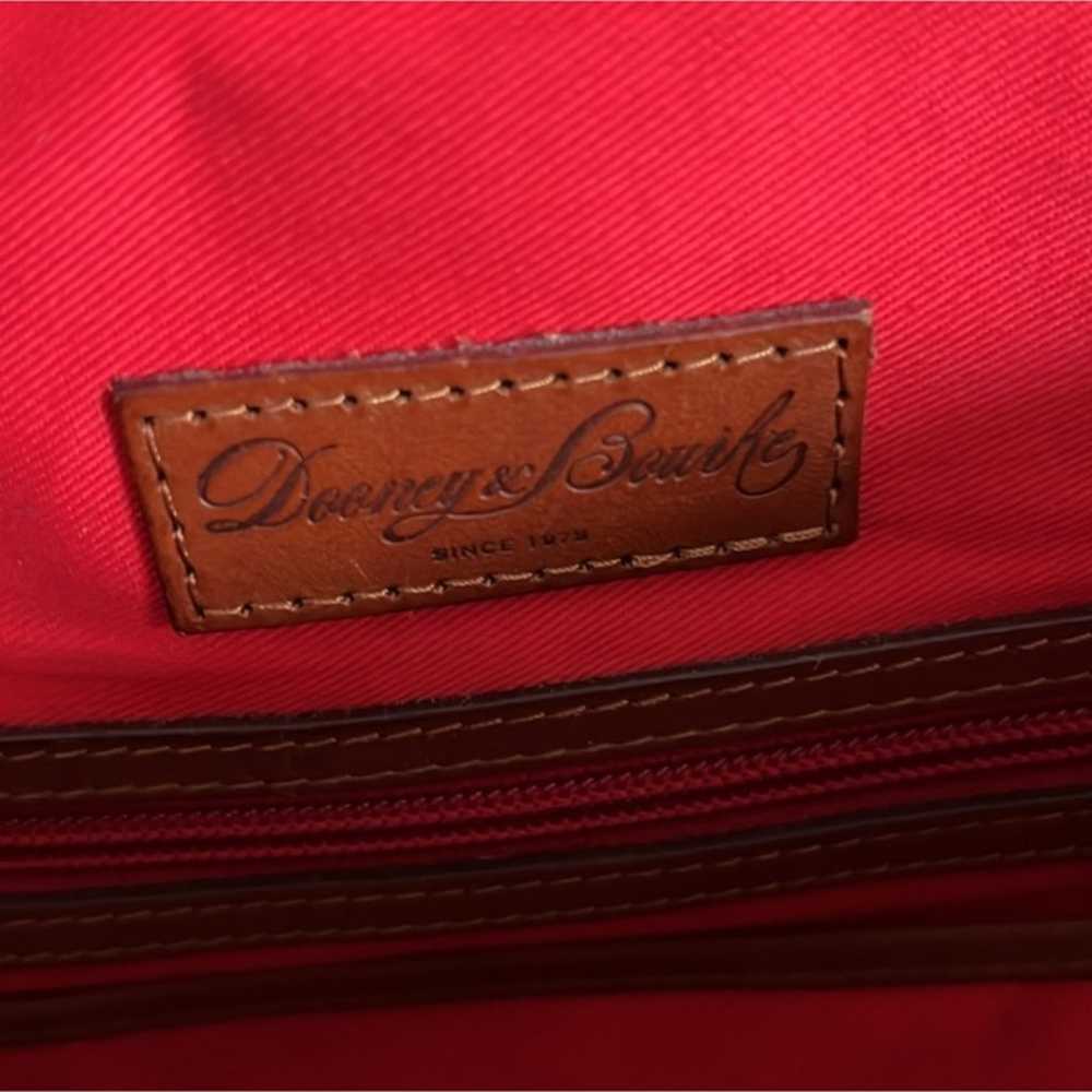Dooney & Bourke Leather Messenger Bag - Brown - image 9