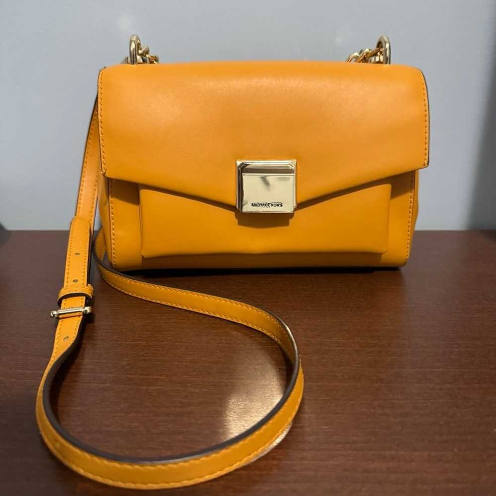 Michael Kors Lita Medium Leather Crossbody Bag - image 4