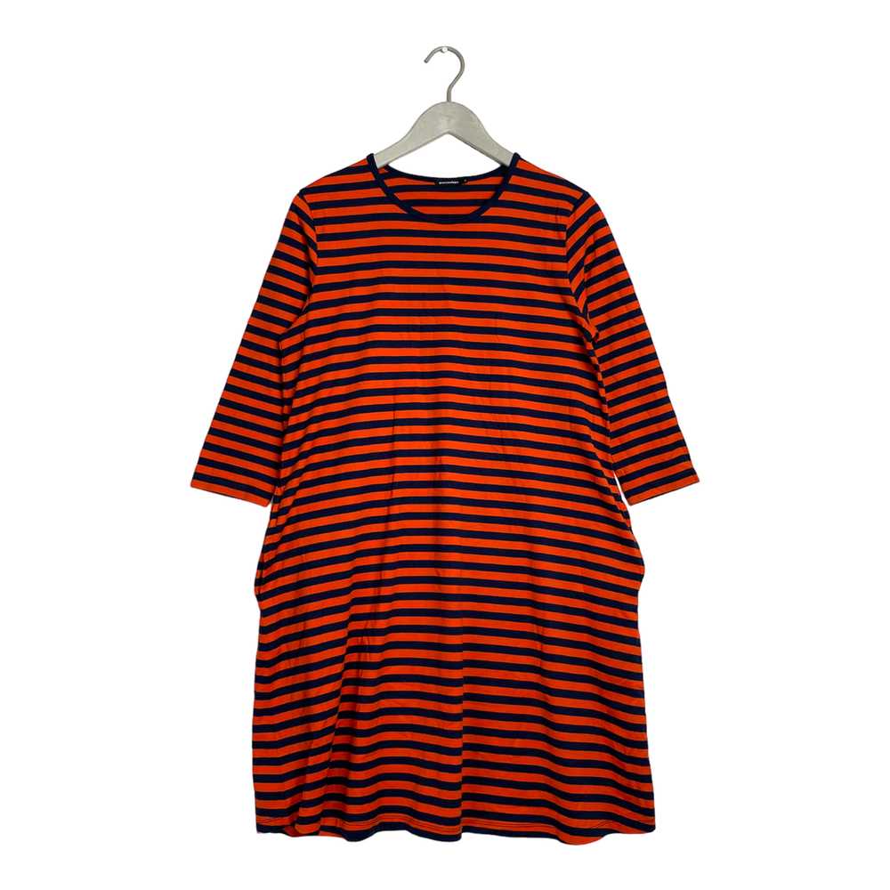 Marimekko Marimekko aretta stripe dress, chili re… - image 1