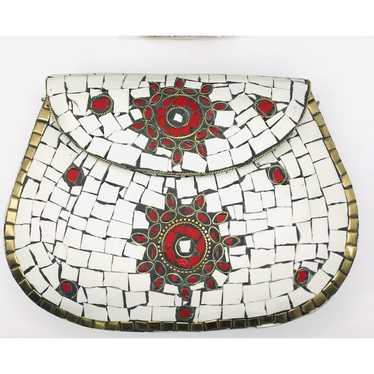 Ramla Moroccan Mosaic Tile Crossbody Bag ~New!