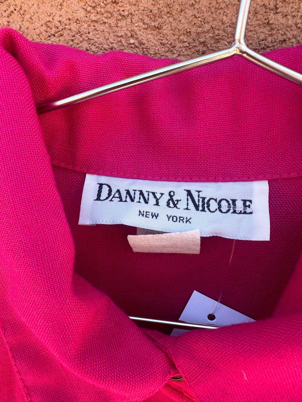 Danny & Nicole Magenta and Navy Dress - 4 - image 4