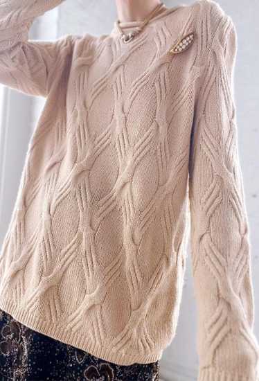 Italian silk wool knit jumper