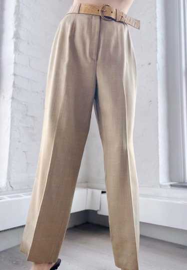 French cashmere trousers