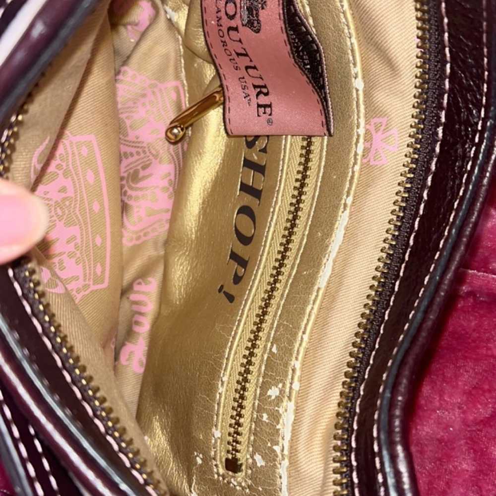 Vintage juicy couture purse  pink and brown - image 3