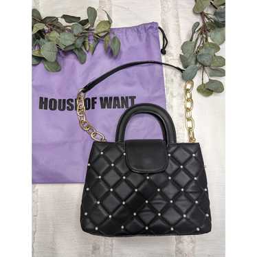 House of Want Faux Leather Purse