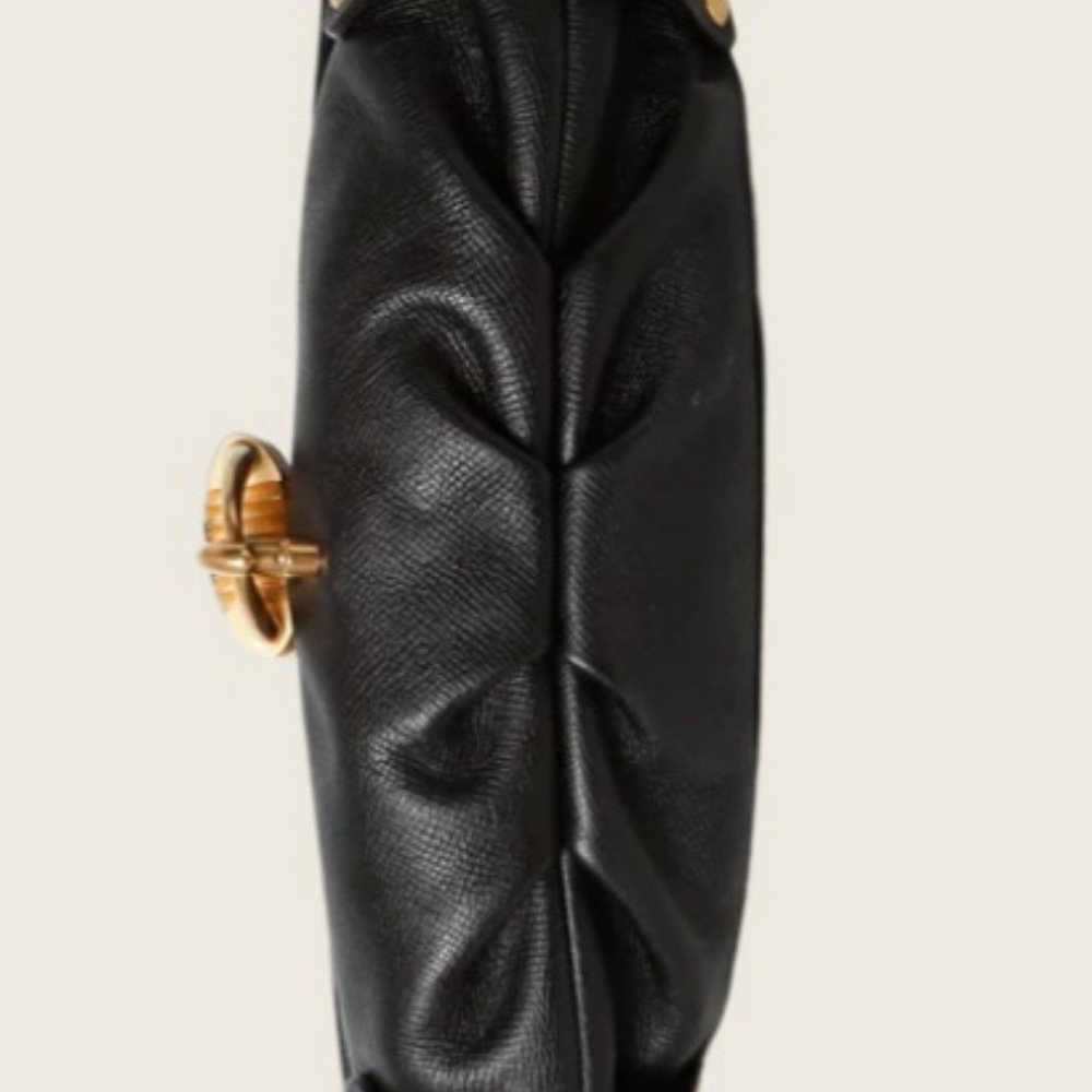 Salvatore Ferragamo Leather Flap Shoulder Bag Wit… - image 5