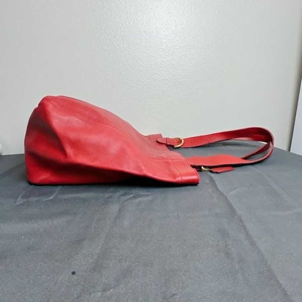 Coach vintage Soho Leather Red Tote 4082 - image 4