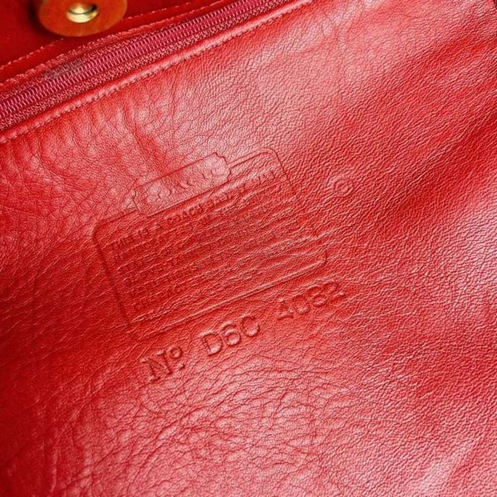 Coach vintage Soho Leather Red Tote 4082 - image 8