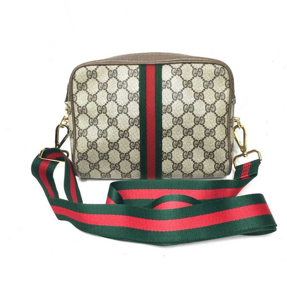 Authentic Gucci brown crossbody bag clutch - image 1