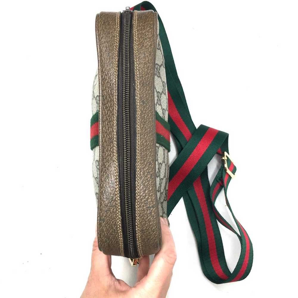 Authentic Gucci brown crossbody bag clutch - image 5