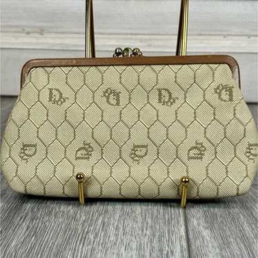 Christian Dior Vintage Honeycomb Double Pocket Po… - image 1