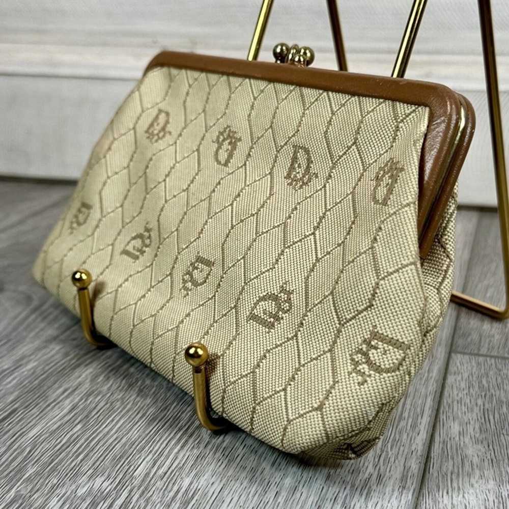 Christian Dior Vintage Honeycomb Double Pocket Po… - image 2