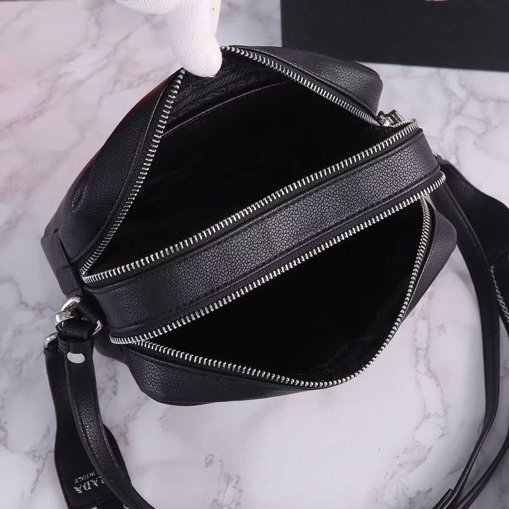 Crossbody bag in black cowhide leather - image 6
