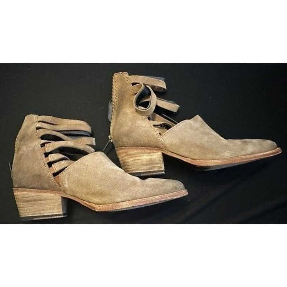 Free People Hybrid Heel Ankle Boots Leather Tan S… - image 2