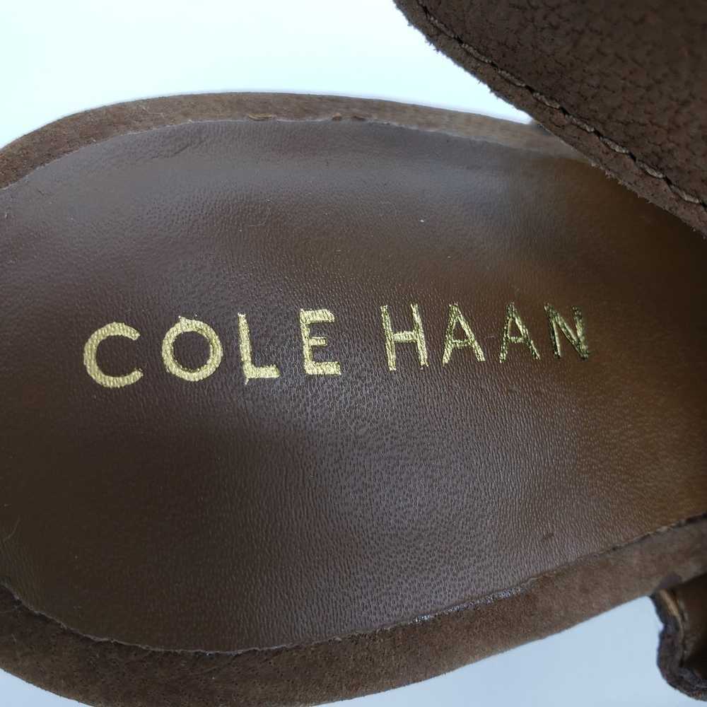 Cole Haan Sling Back Bootie Womens 6 B Brown Sued… - image 5