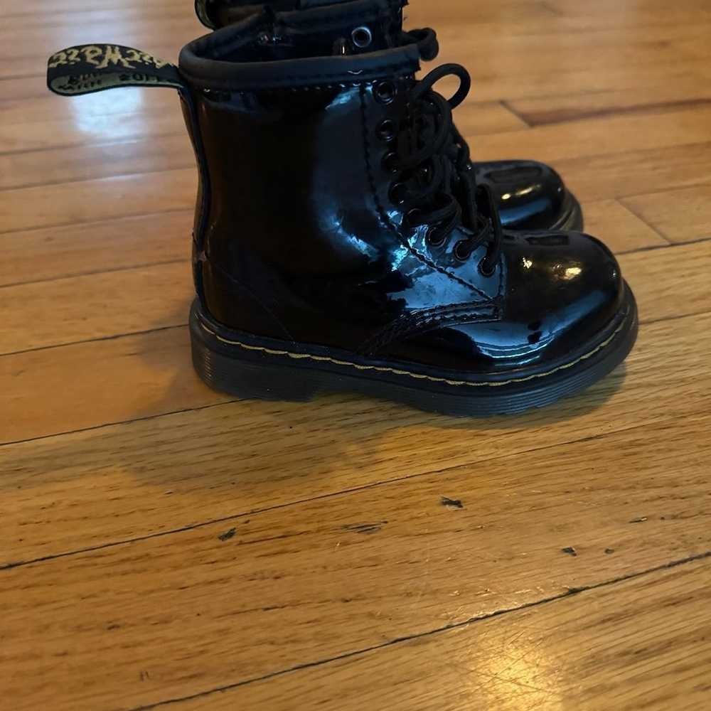 Dr. Martens patent leather boots size toddler 7 - image 2