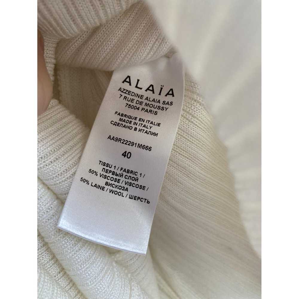 Alaïa Wool mid-length dress - image 9