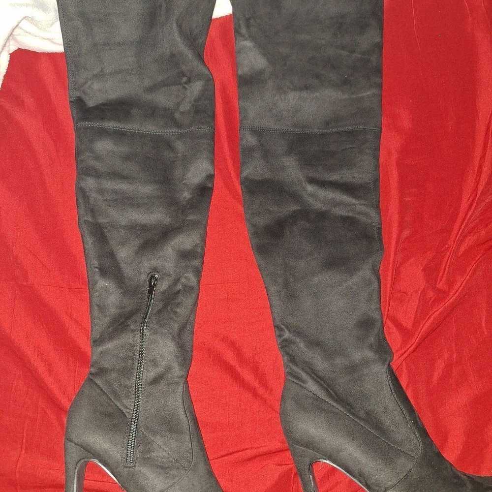 Pretty in thigh high boots - image 2