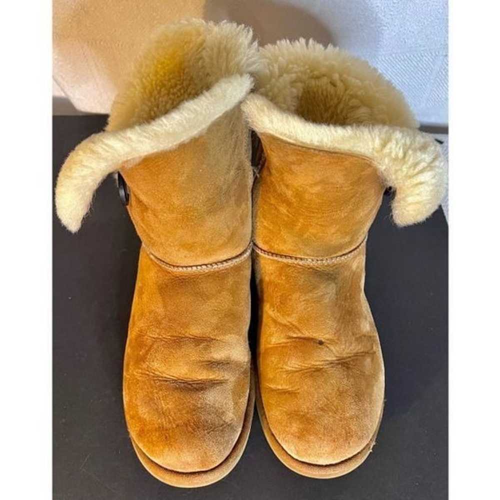 UGG One Button Bailey Tan Boots Size 9 - image 3