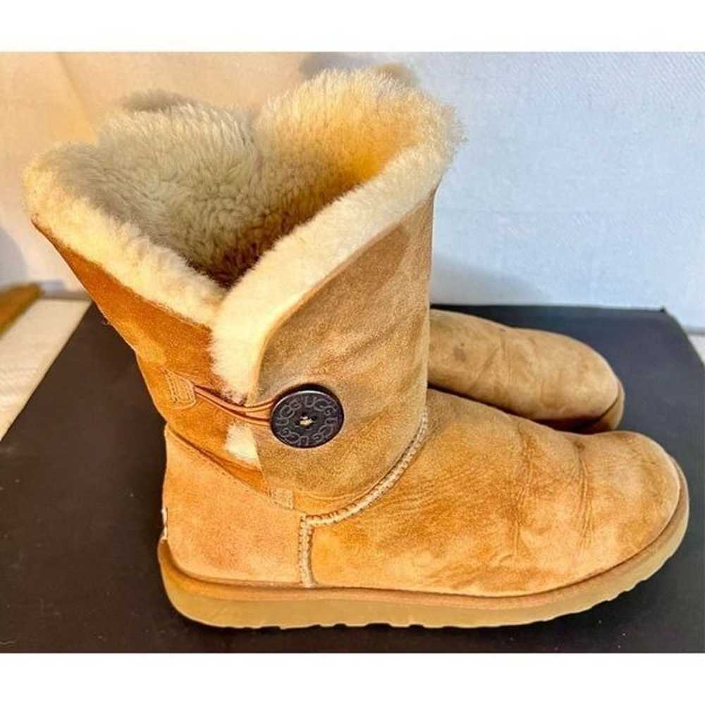 UGG One Button Bailey Tan Boots Size 9 - image 5